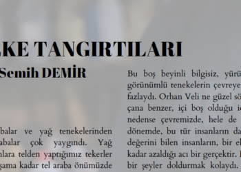 BOŞ TENEKE TANGIRTILARI