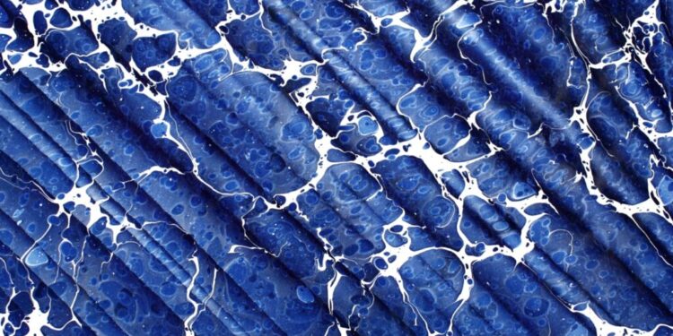 FARUK DEMIR-EBRU-MAVİ DERİNLİK