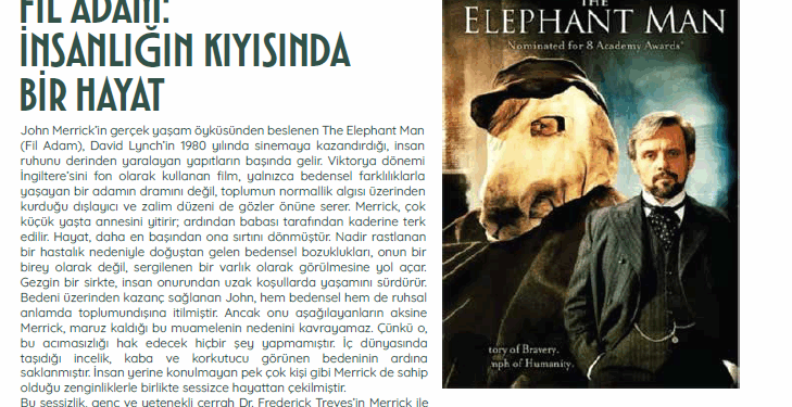 FİL ADAM: İNSANLIĞIN KIYISINDA BİR HAYAT – Sadık Uyar