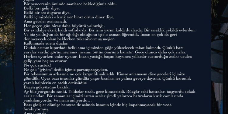 EY GECEM, GEL SABAH OL FUAT ÇOMAKLI